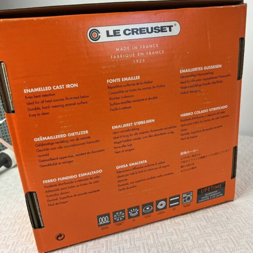 Le Creuset Dutch Oven 4.5Qt 4.2L Shell Pink #24 Brand New in Box 4.2 Casserole - Picture 8 of 11